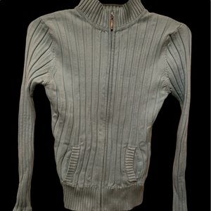 No Boundaries Baby Blue Fitted Sweater